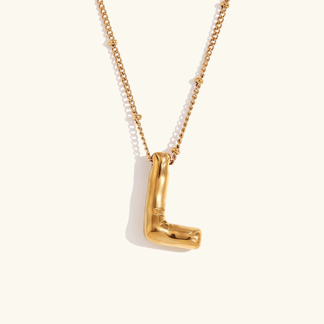 Gold Initial Necklace