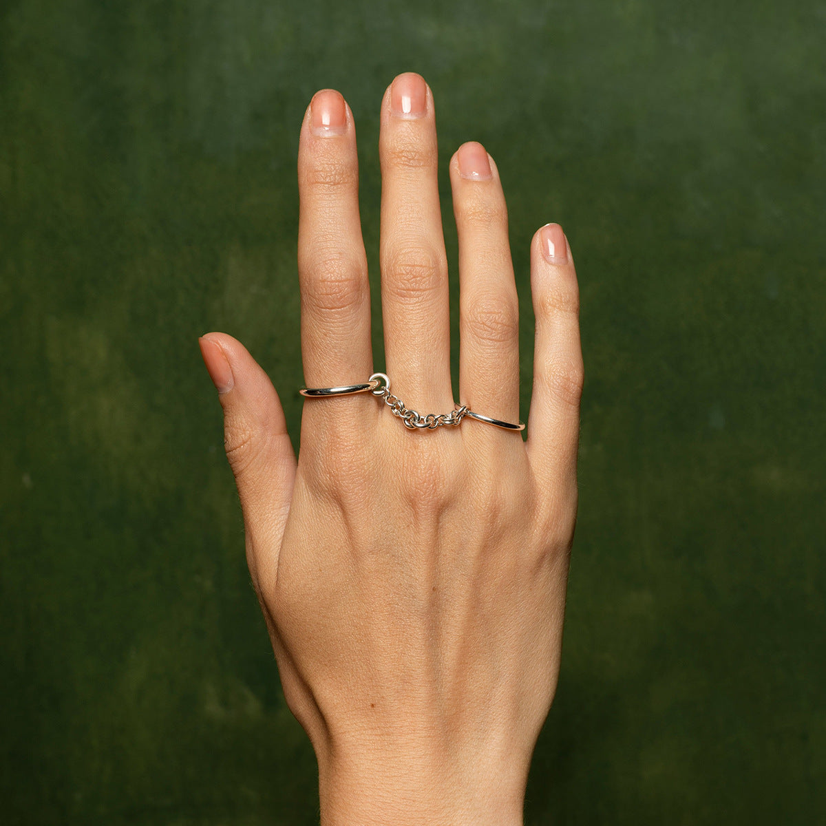 Bridget Stacked Chain Ring