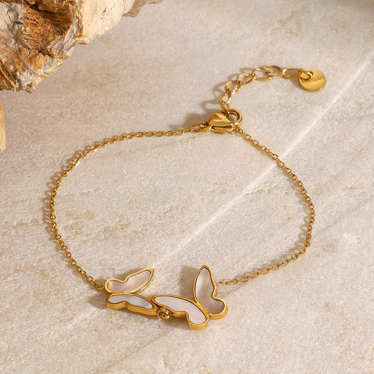 Blaire Pearl Butterfly Bracelet