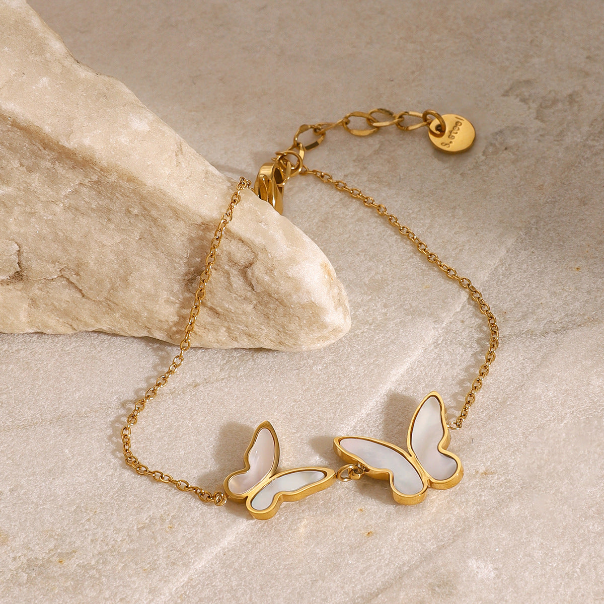 Blaire Pearl Butterfly Bracelet