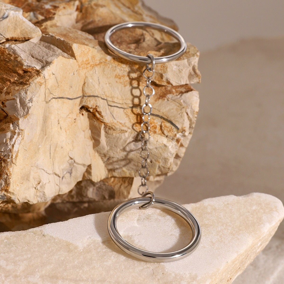 Bridget Stacked Chain Ring