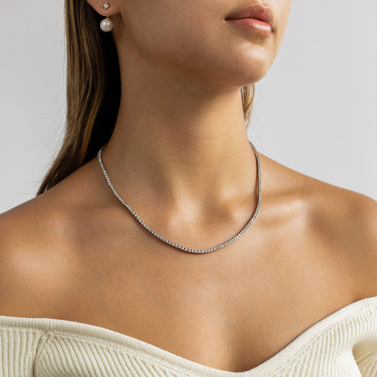 Tennis Necklace (2mm)
