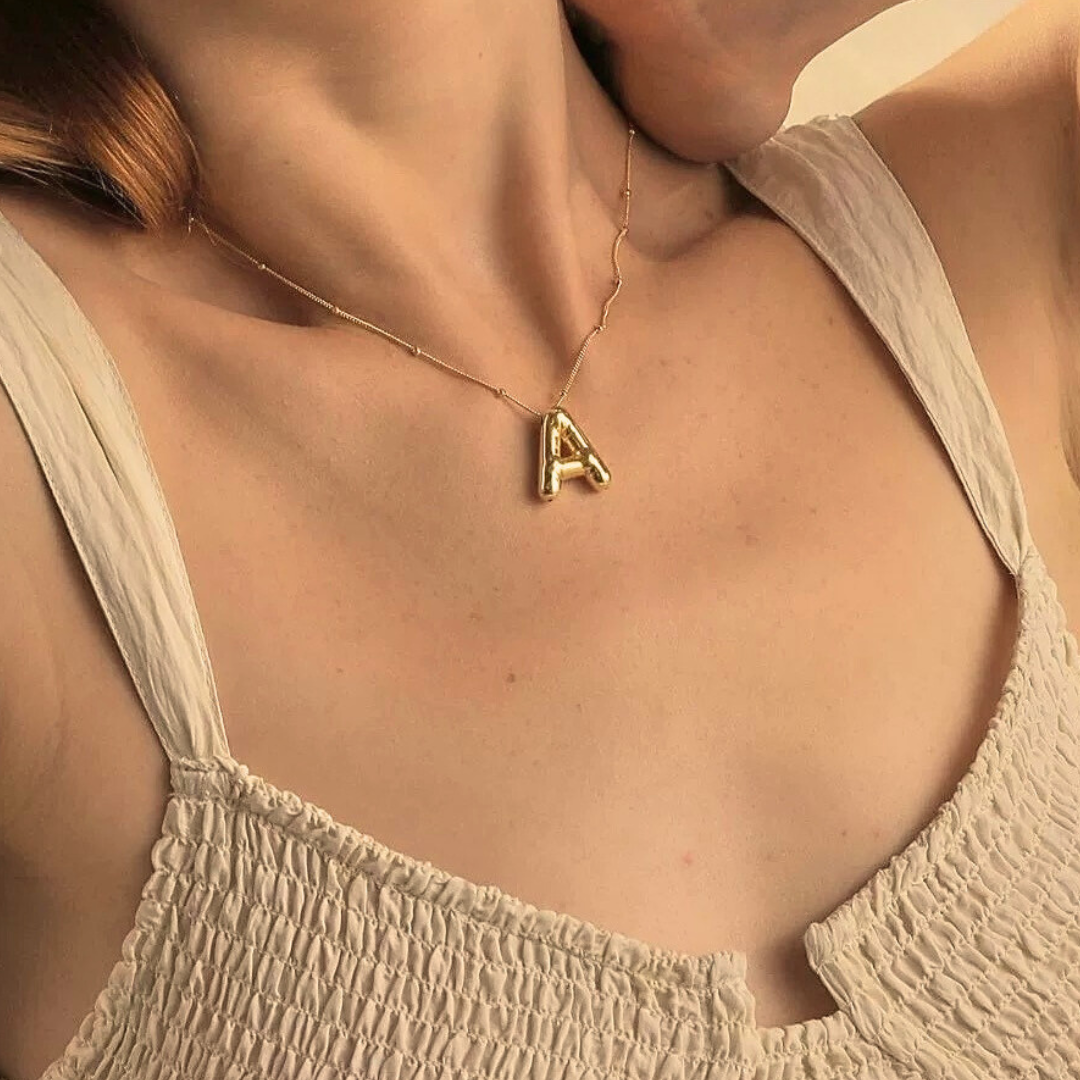 Gold Initial Necklace