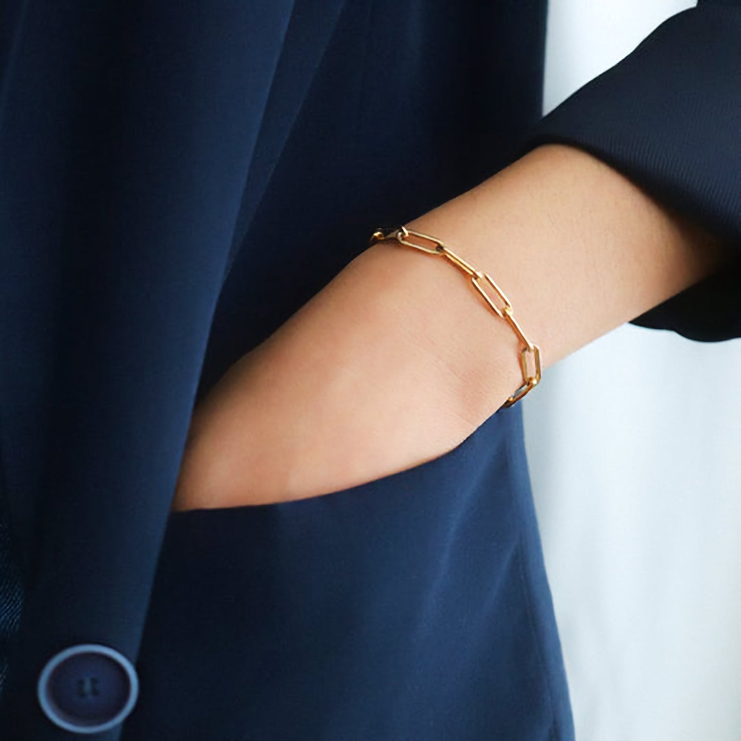 Eloise Gold Link Bracelet