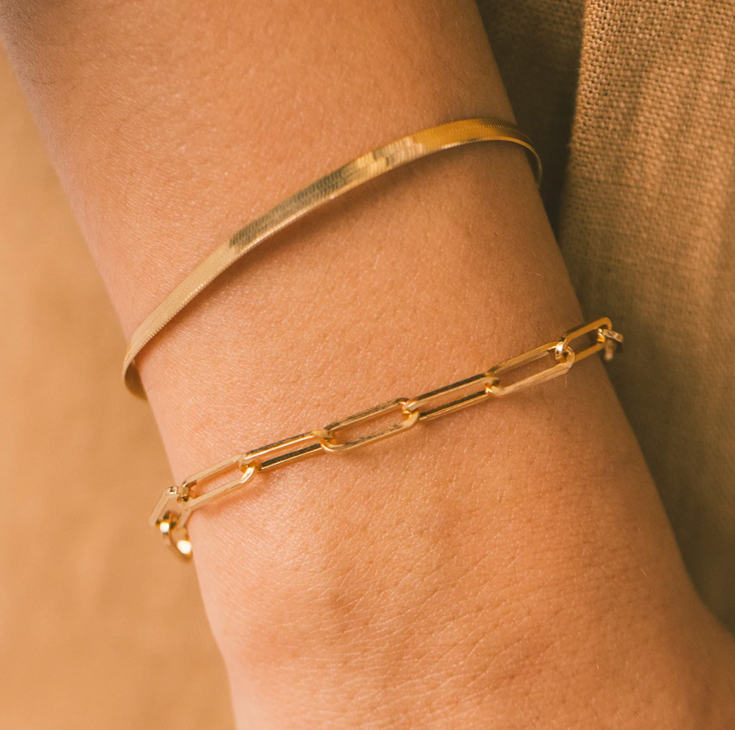 Eloise Gold Link Bracelet