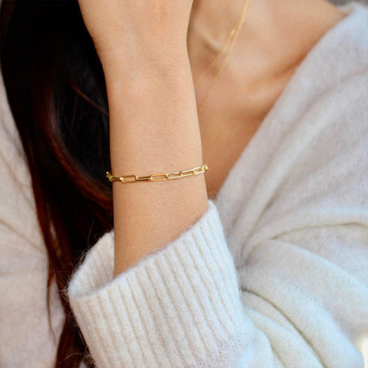 Eloise Gold Link Bracelet