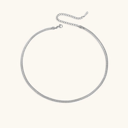 Elizabeth Chevron Gold Necklace