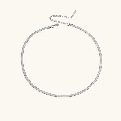 Elizabeth Chevron Gold Necklace