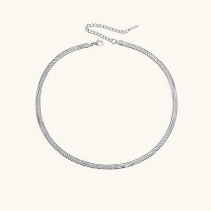 Elizabeth Chevron Gold Necklace
