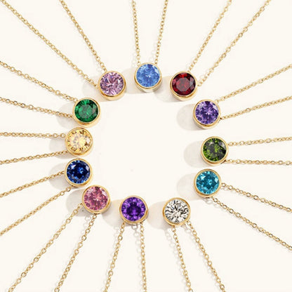 Amelia Colored Stone Necklace