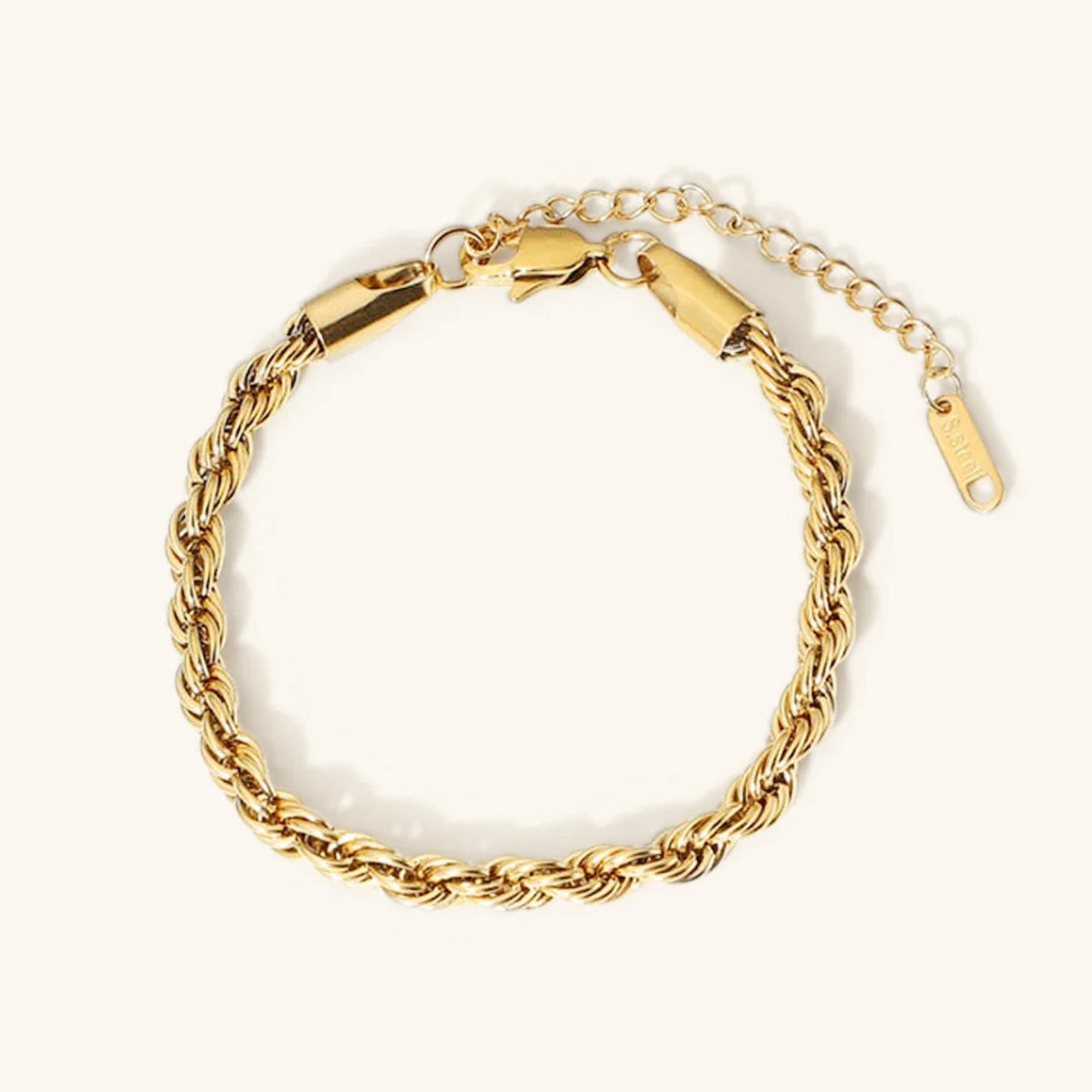 Clara Twisted Chain Gold Bracelet