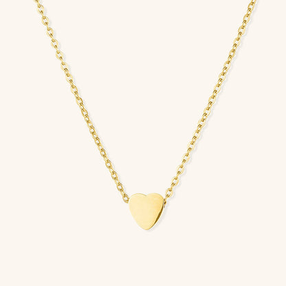 Daphne Gold Chain Heart Necklace