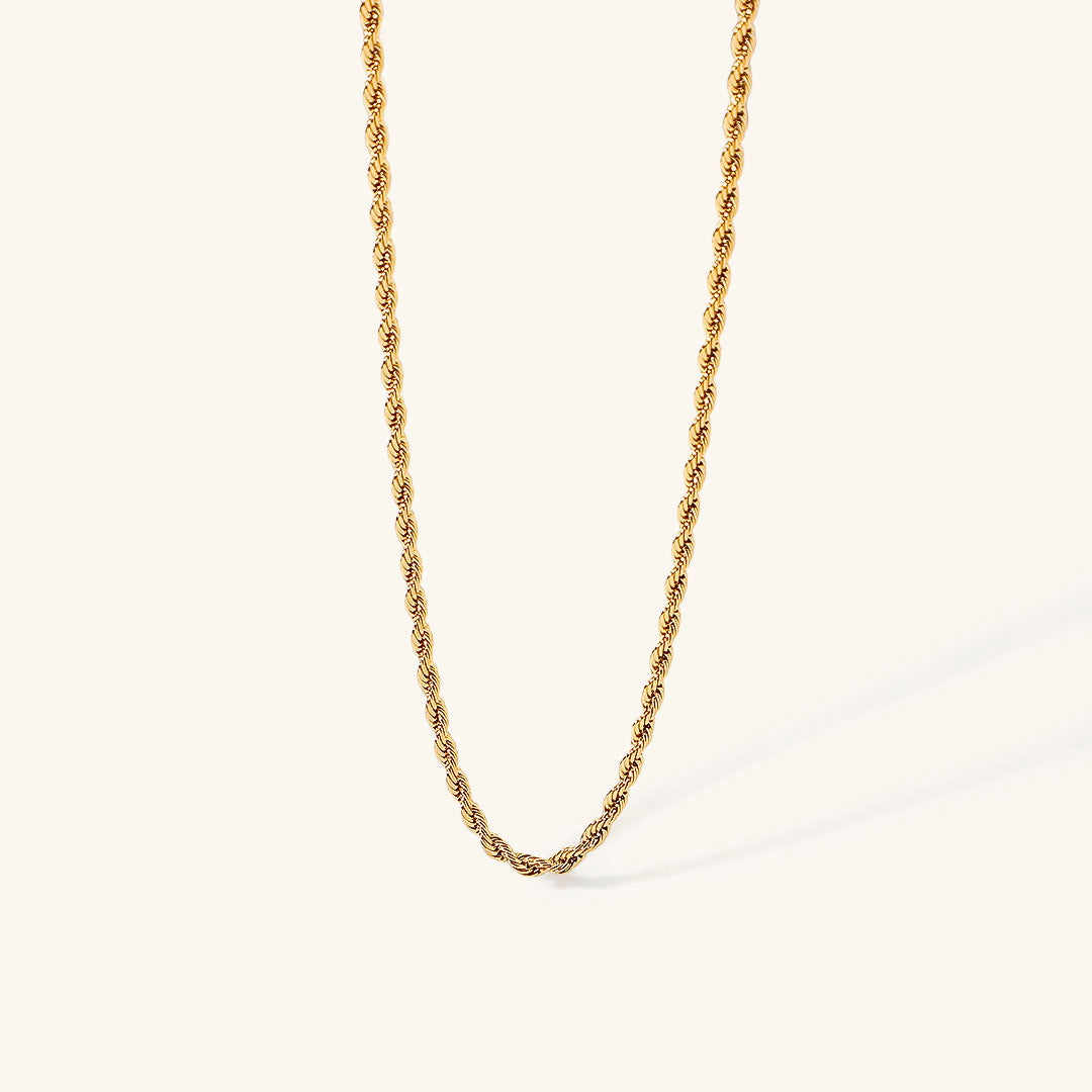 Calle Gold Twisted Chain Necklace