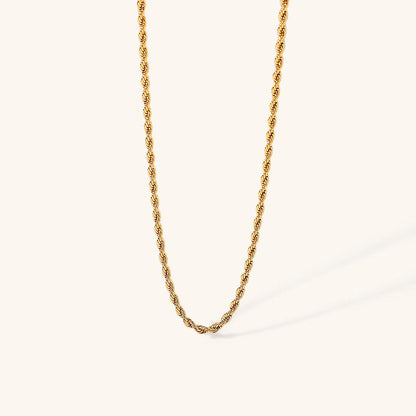 Calle Gold Twisted Chain Necklace