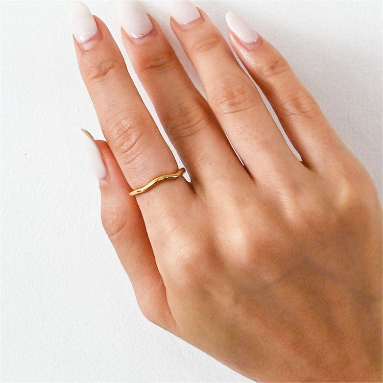 Melanie Gold Stacker Ring