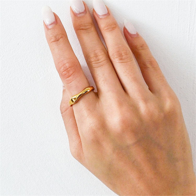 Melanie Gold Stacker Ring