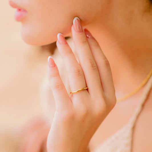 Melanie Gold Stacker Ring