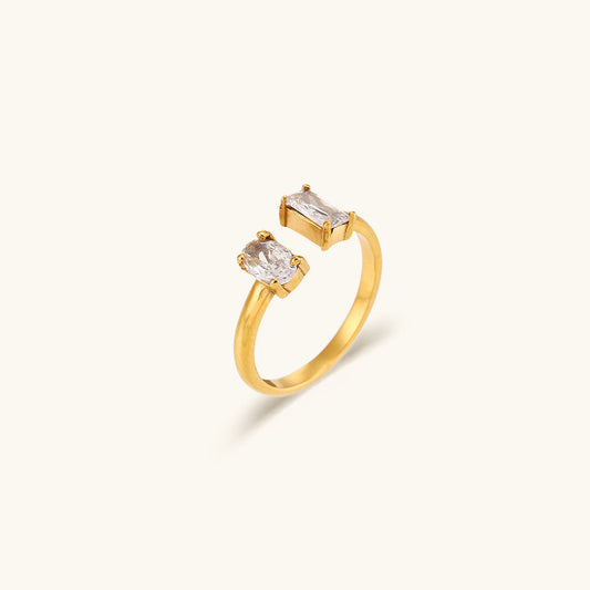 Mosaic Gold Ring Fedilia