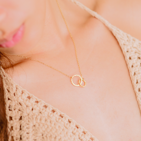 Isabelle Double Hoop Necklace