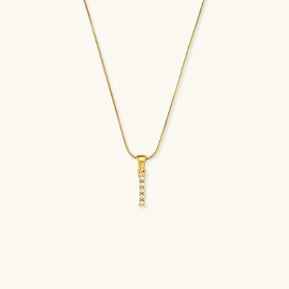 Pearl Necklace with Initial Letter - Colette