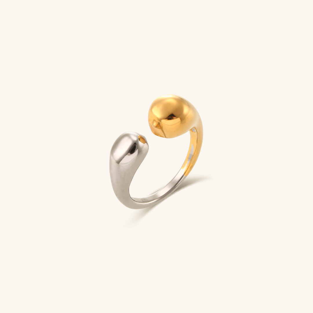 Seren Two-Tone Gold Ring