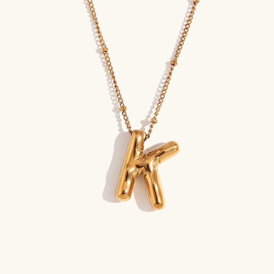 Gold Initial Necklace