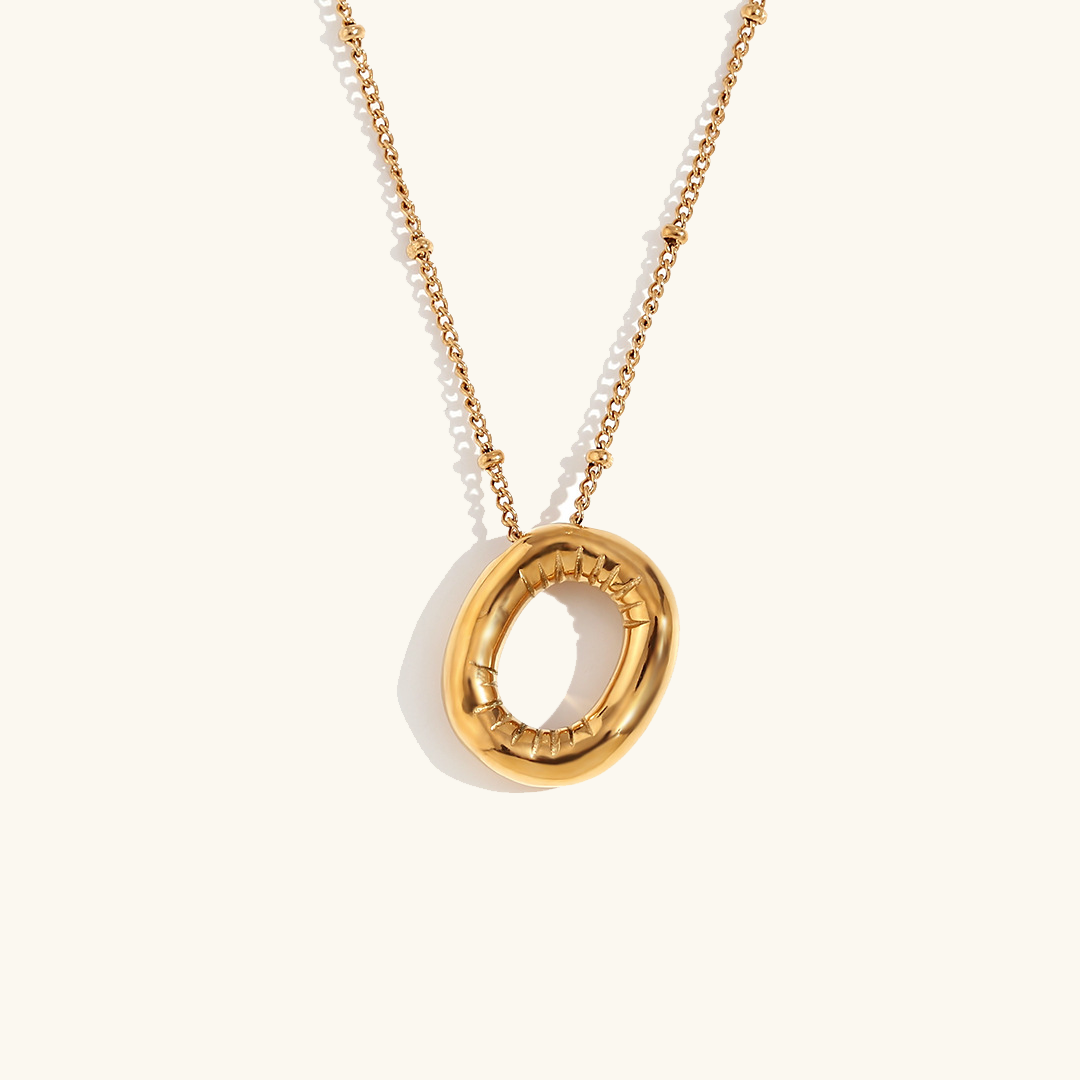 Gold Initial Necklace