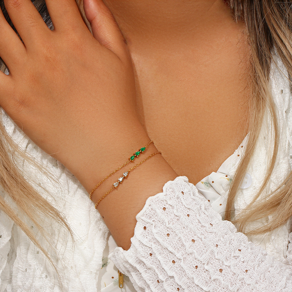 Alana Bracelet with Diamond Stones