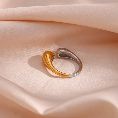 Seren Two-Tone Gold Ring