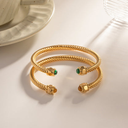 Thea Gold Cuff Bracelet