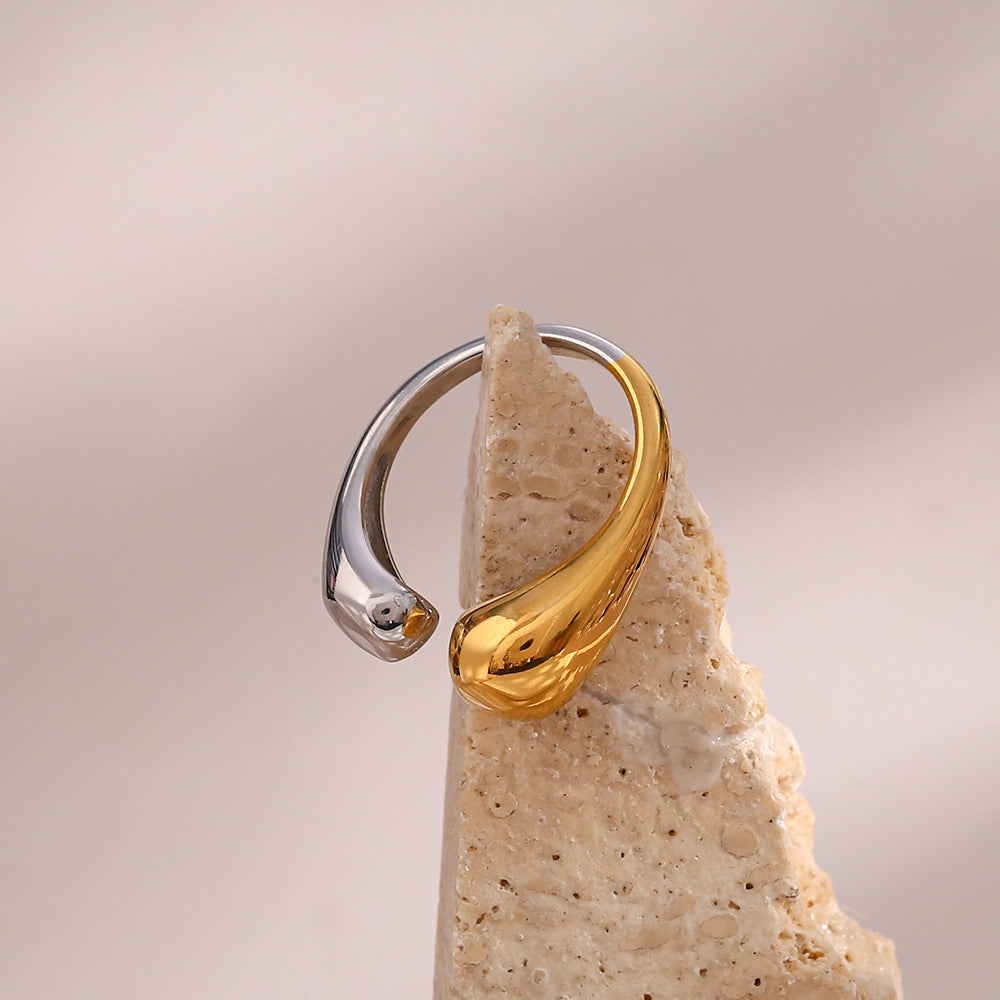 Seren Two-Tone Gold Ring