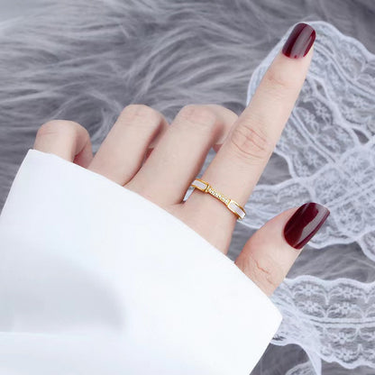 Gabrielle Gold & Simulated Diamond Ring