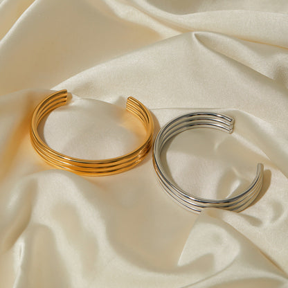 Odette Gold-Plated Cuff Bracelet