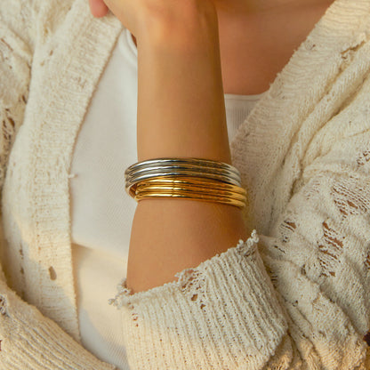 Odette Gold-Plated Cuff Bracelet