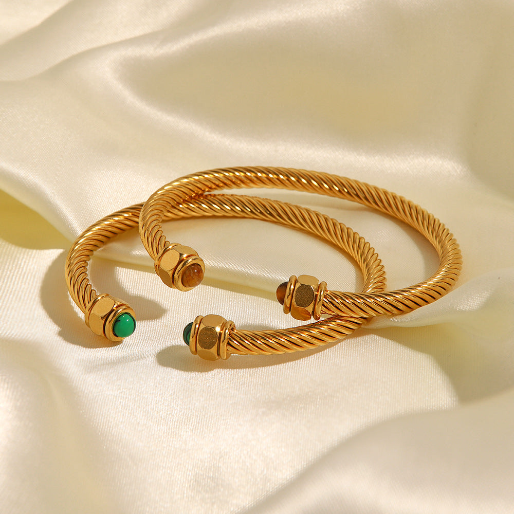 Thea Gold Cuff Bracelet