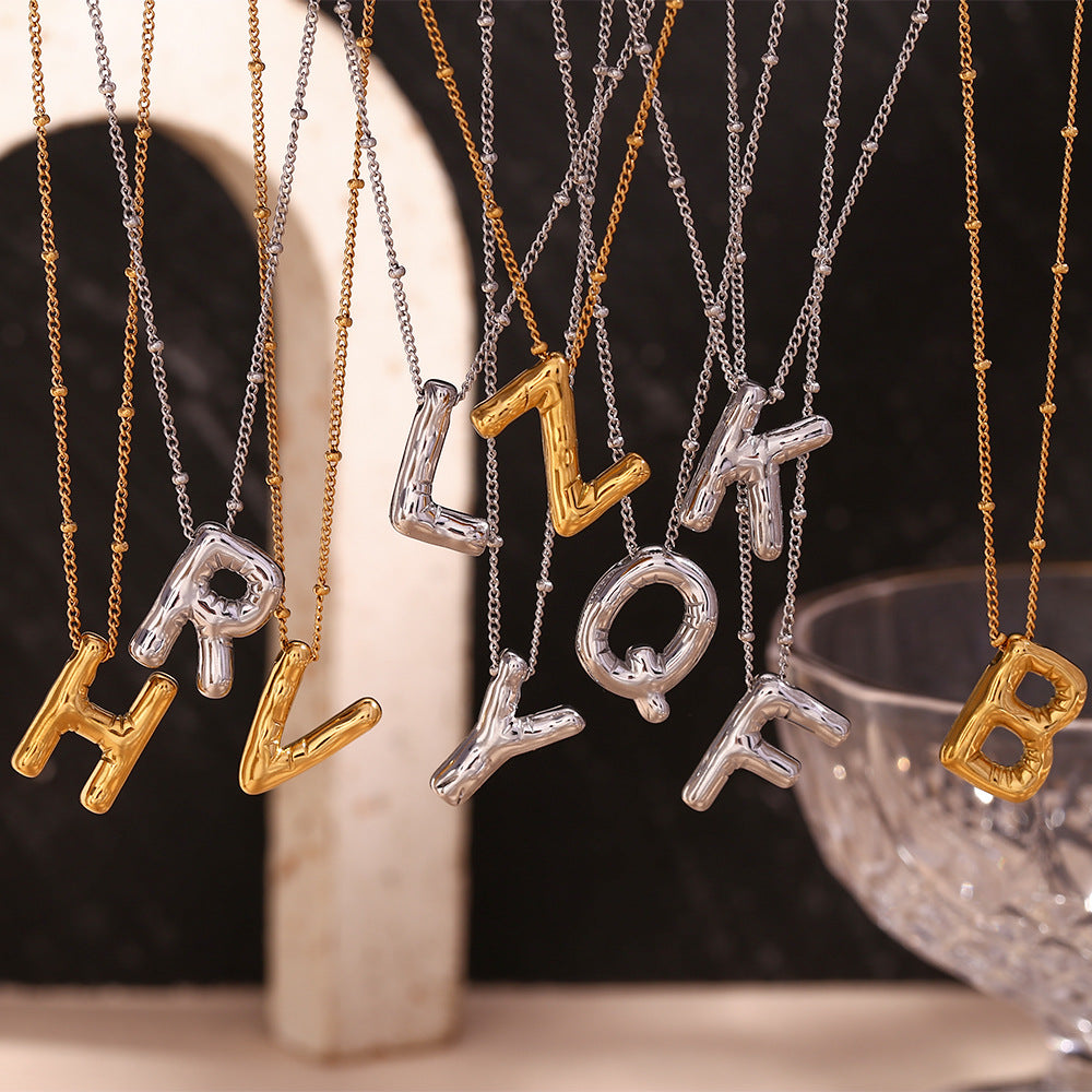 Gold Initial Necklace