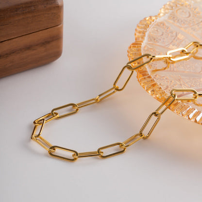 Ria Gold Link Chain Necklace