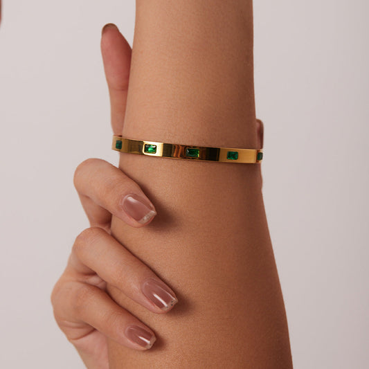 Hannah Gold and Diamond Bangle