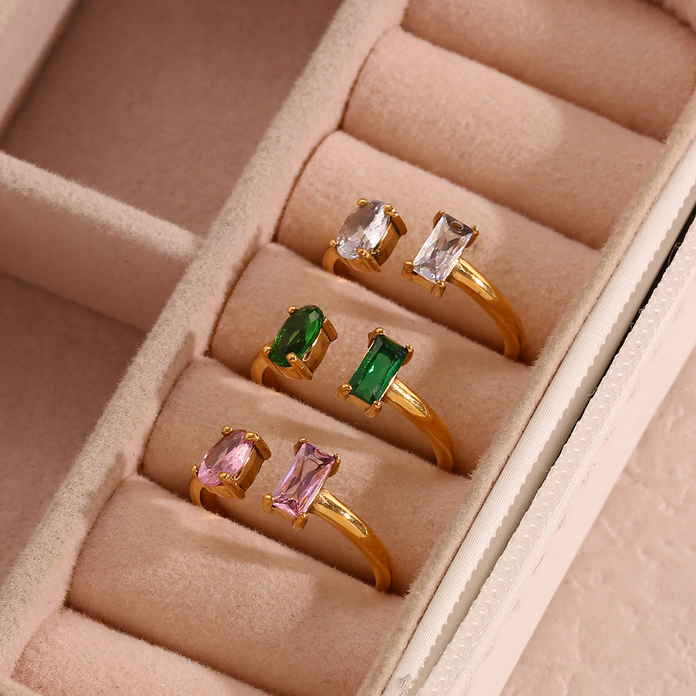 Mosaic Gold Ring Fedilia