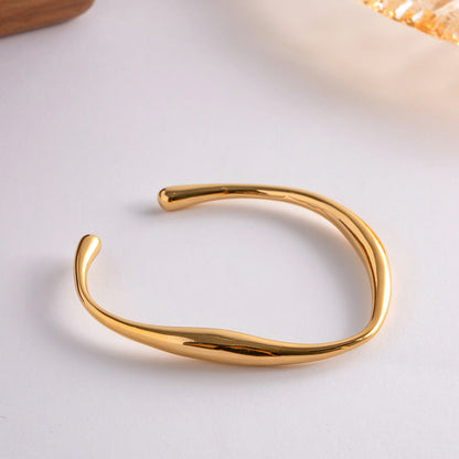 Tiffany Gold Plated Bangle Bracelet