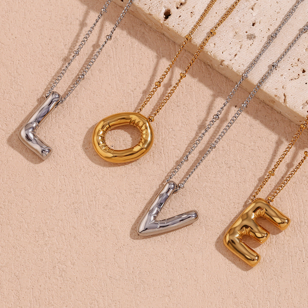 Gold Initial Necklace