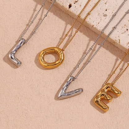 Gold Initial Necklace