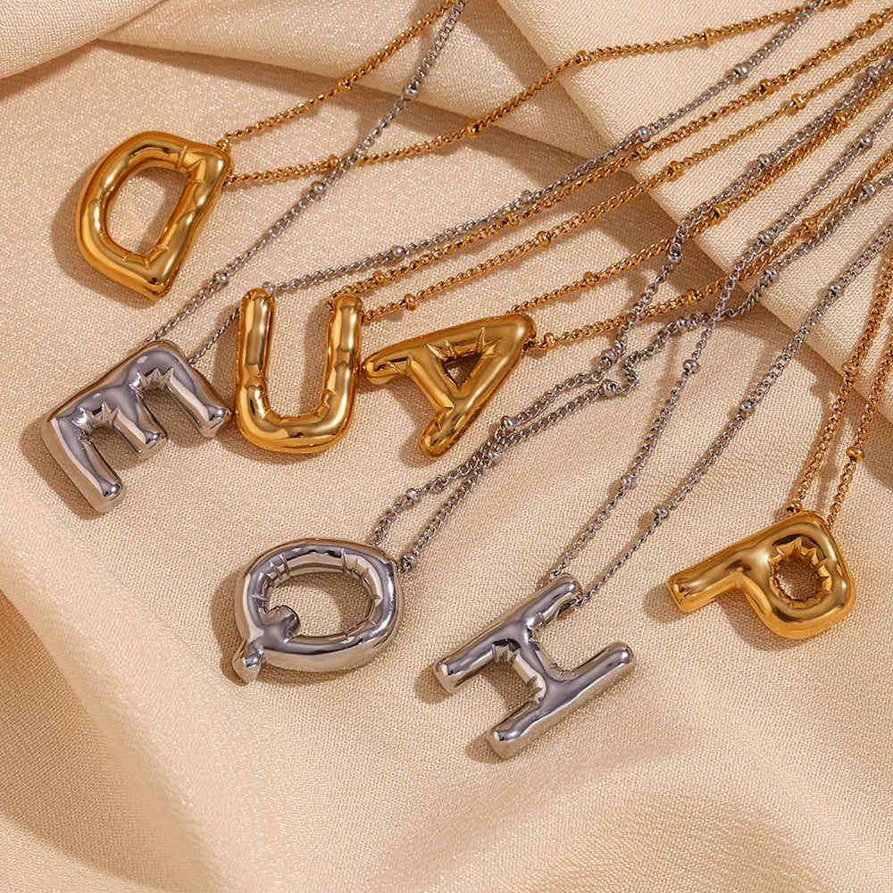 Gold Initial Necklace
