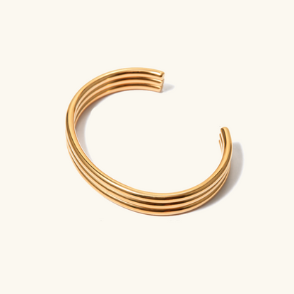 Odette Gold-Plated Cuff Bracelet