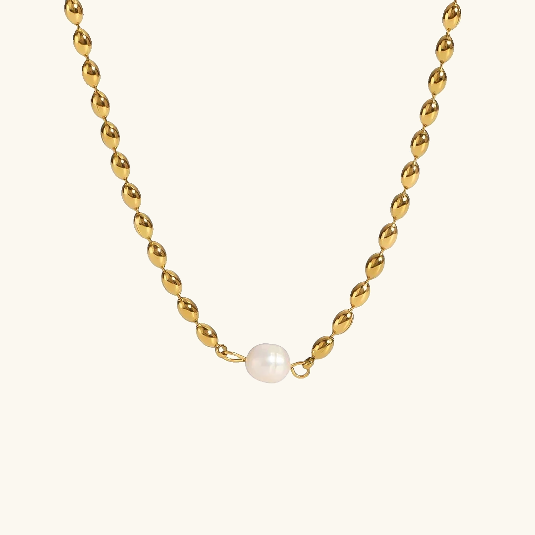 Neptune Gold Freshwater Pearl Necklace