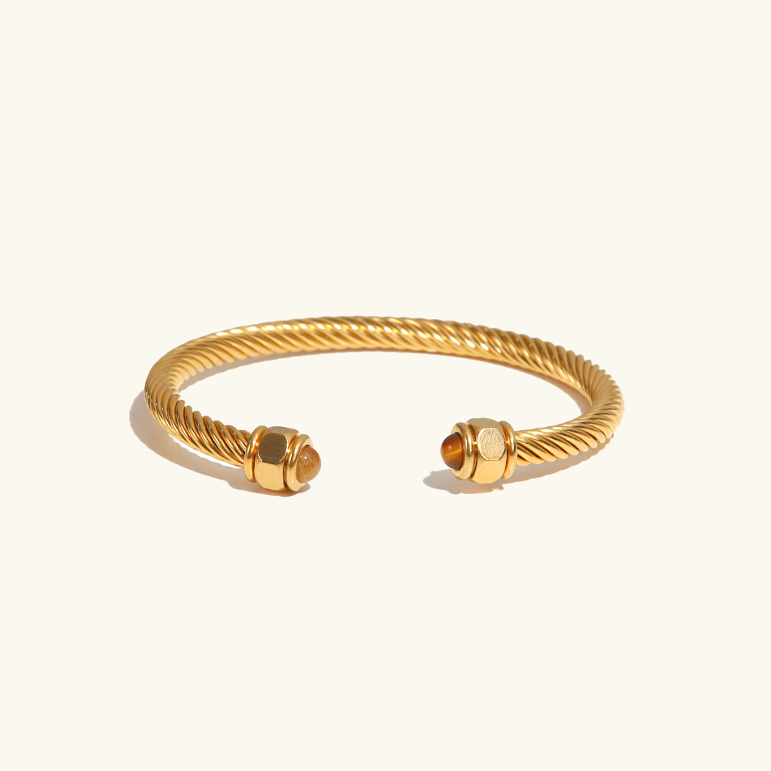 Thea Gold Cuff Bracelet