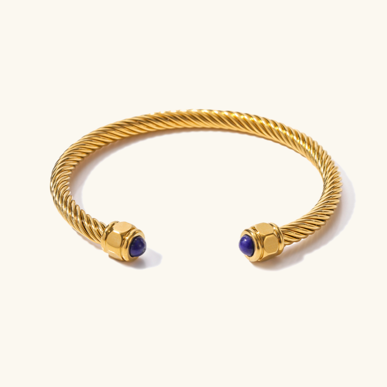 Thea Gold Cuff Bracelet