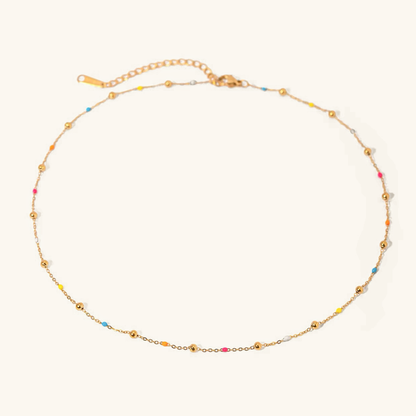Amphitrite Necklace with Gold Chain and Pearls