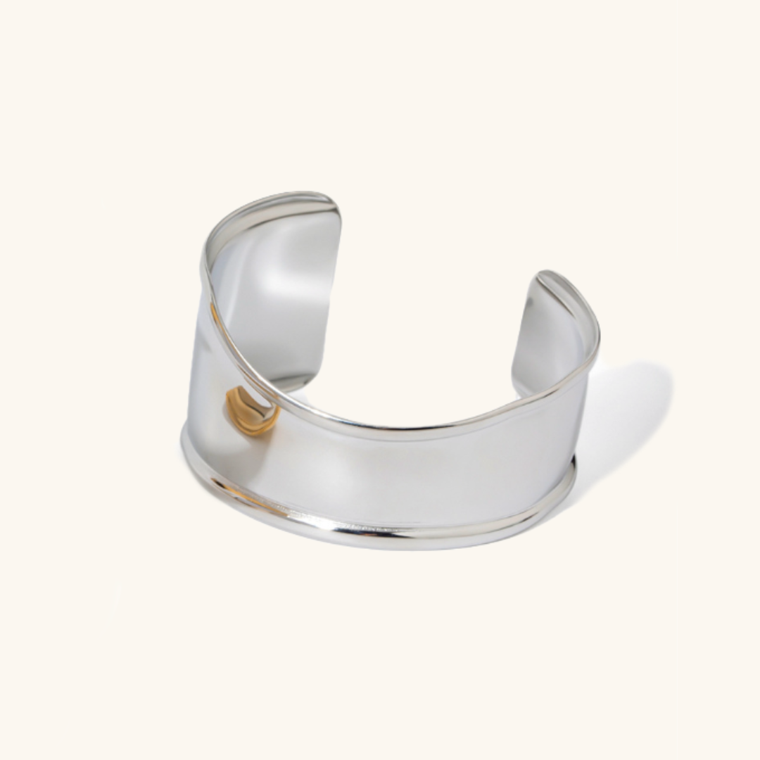 Rachel Gold Cuff Bracelet