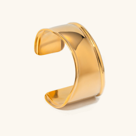 Rachel Gold Cuff Bracelet